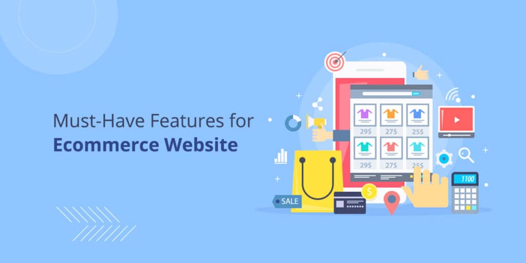 features of ecommerce website
